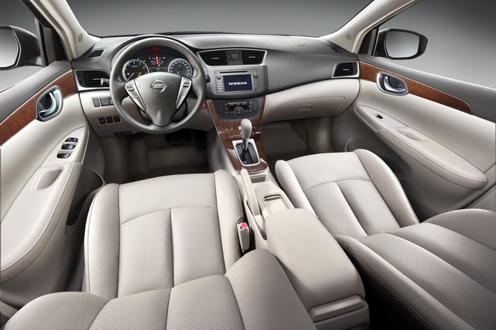 interior novo nissan sentra 2013