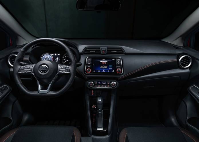 novo nissan versa 2020 interior painel