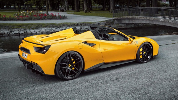 novitec rosso ferrari 488 spider