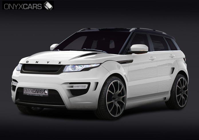 onyx land rover evoque