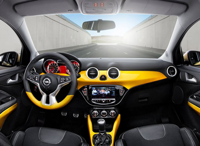 interior opel adam 2013