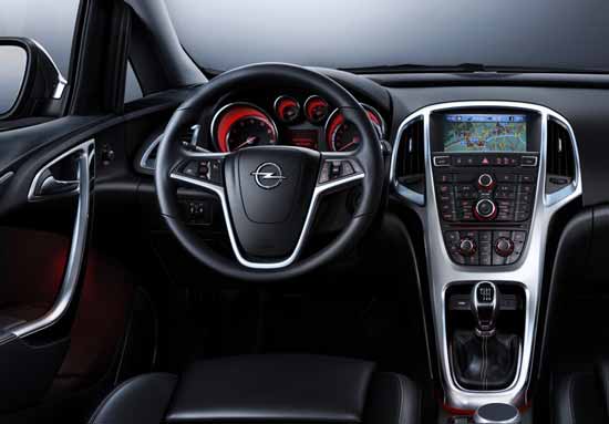 interior opel astra 2010