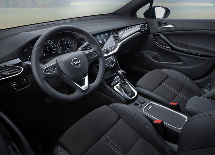 novo opel astra 2020 interior painel