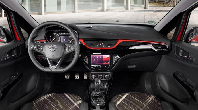 opel corsa opc line 2015 interior