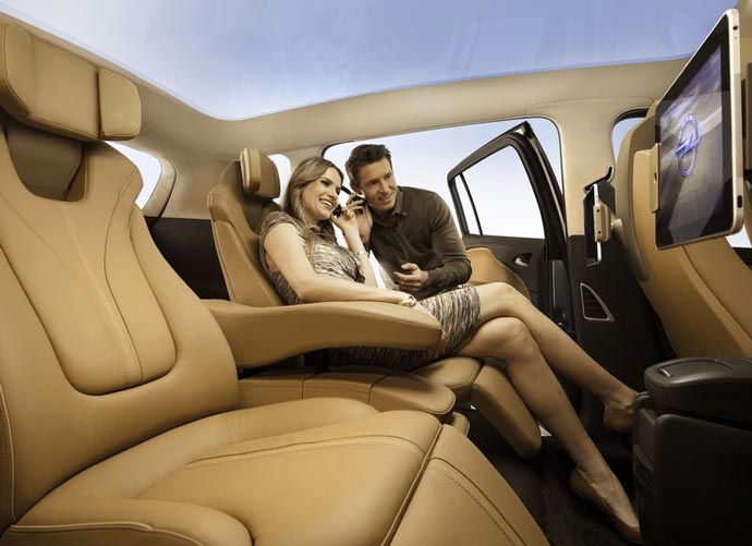 opel zafira tourer concept interior rear seat - nova opel zafira 2012 interior banco traseiro