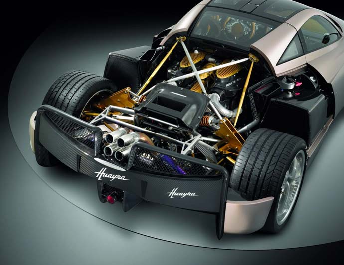 pagani huayra engine - motor