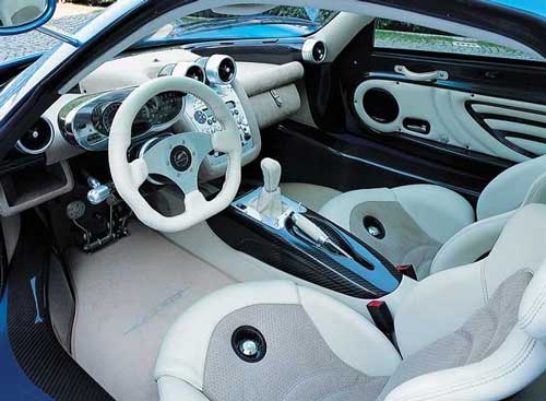 interior pagani zonda c12 s