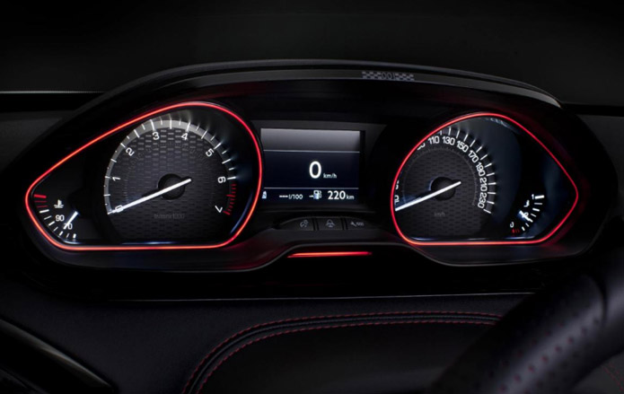 peugeot 208 gti interior painel