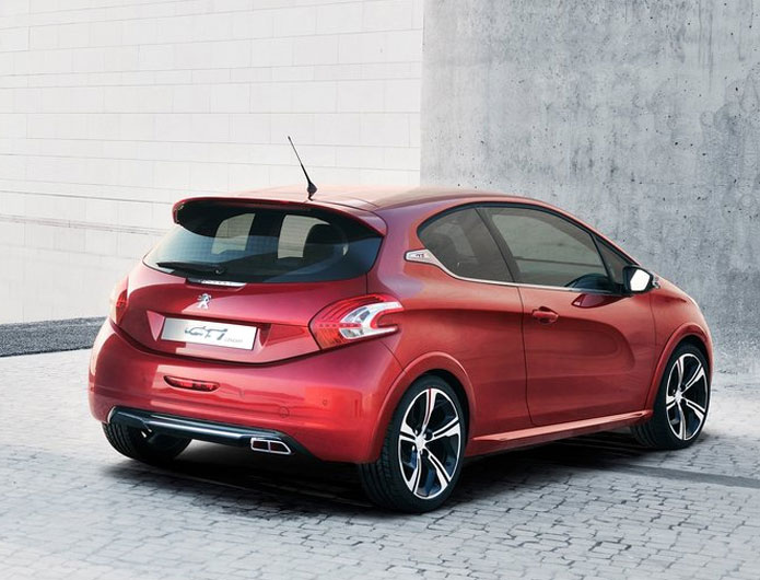 peugeot 208 gti traseira