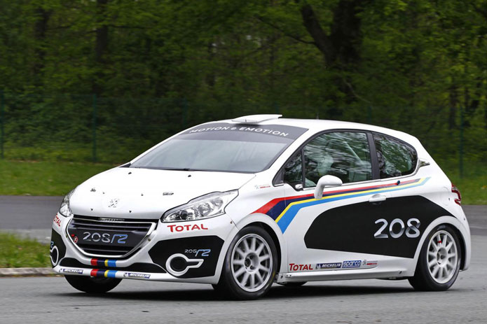 peugeot 208 r2 rally car