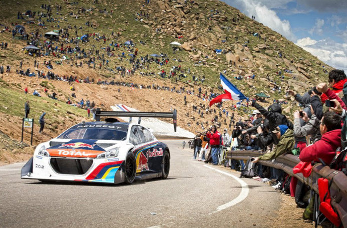 peugeot 208 t16 pikes peak 2013 sebastian loeb