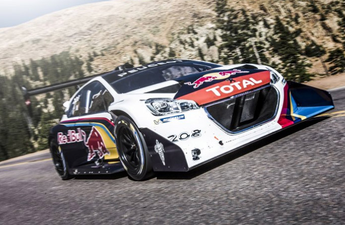 peugeot 208 t16 pikes peak 2013 sebastian loeb