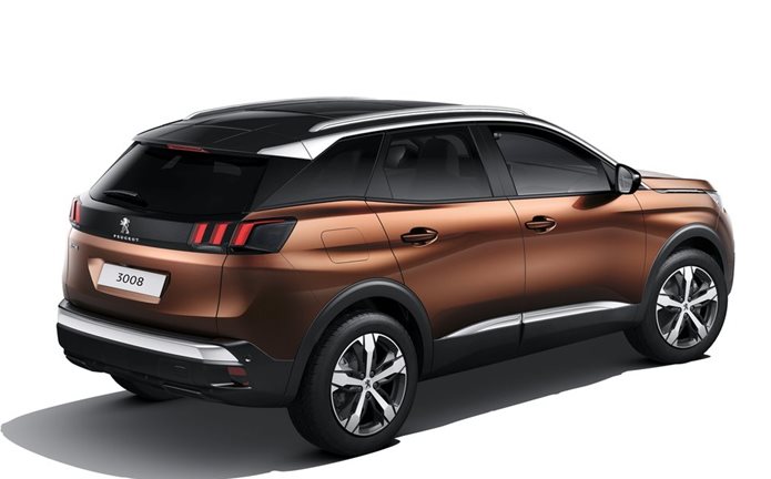 peugeot 3008 2017 traseira