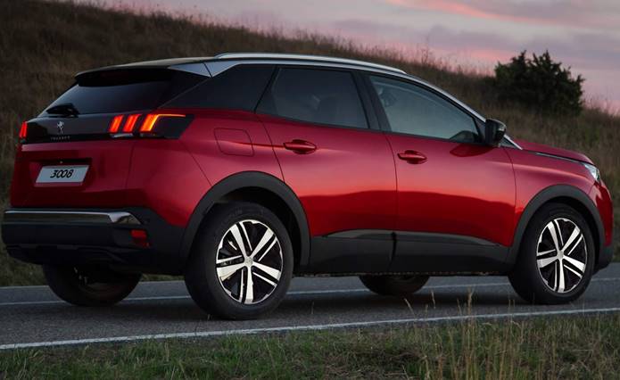 peugeot 3008 allure traseira