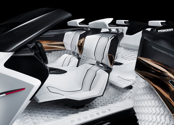 peugeot fractal concept interior