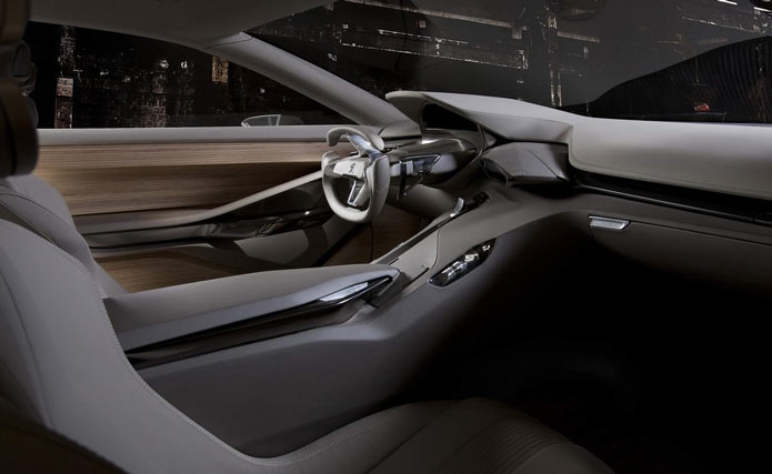 peugeot hx1 concept interior painel