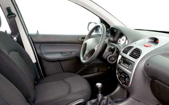 interior peugeot 206 2010