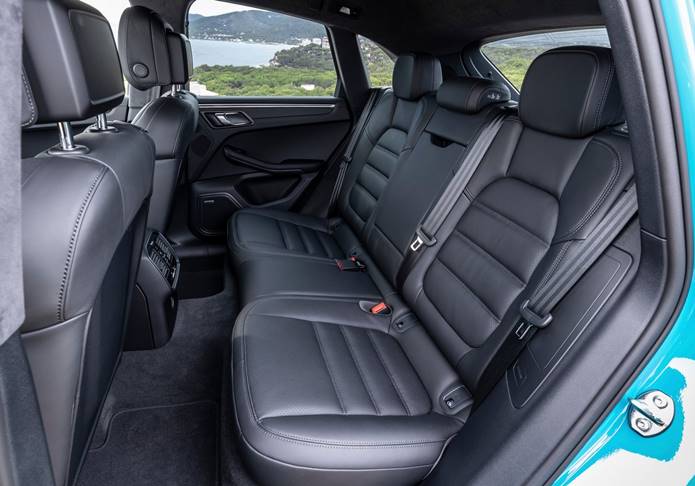 porsche macan 2019 interior banco traseiro