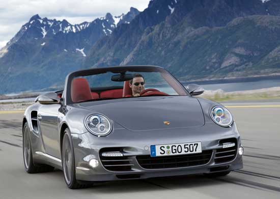 porsche 911 turbo convertible 2010