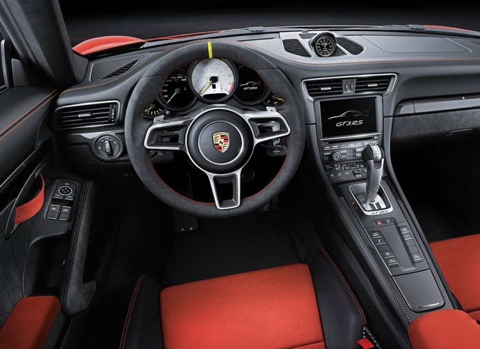 porsche 911 gt3 rs 2016 interior painel