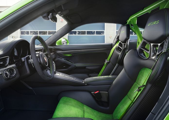 porsche 911 gt3 rs 2019 interior bancos