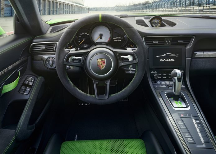 porsche 911 gt3 rs 2019 interior painel