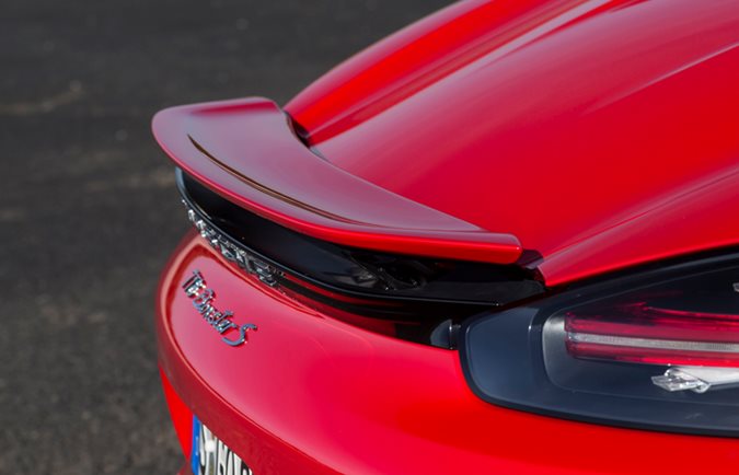 porsche boxster 2017 detalhe aerofólio