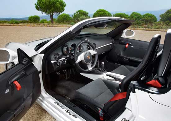 interior porsche boxster spyder