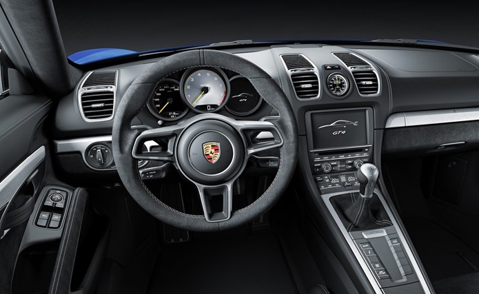 porsche cayman gt4 interior