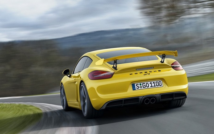 porsche cayman gt4 traseira