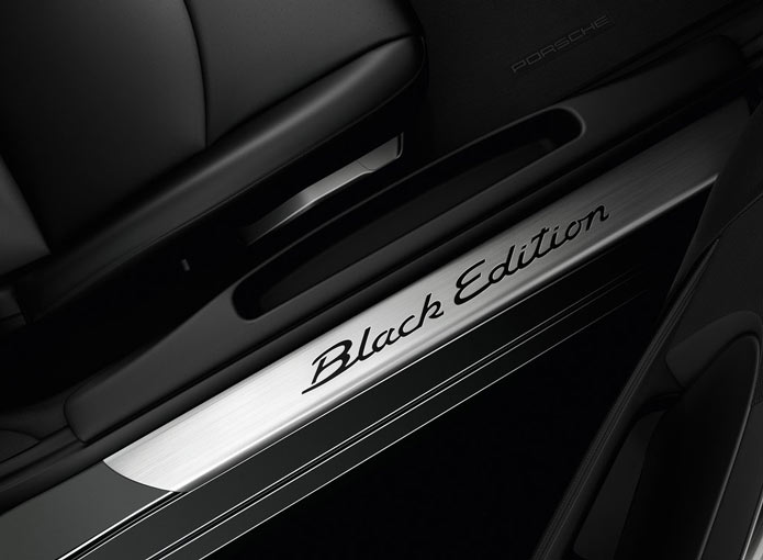 porsche cayman s black edition traseira