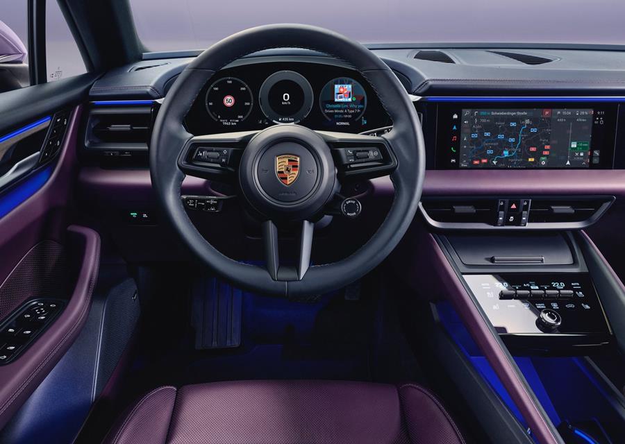 porsche macan 2025 interior painel