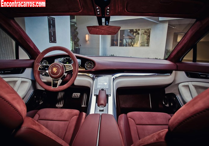 novo porsche panamera sport turismo interior painel