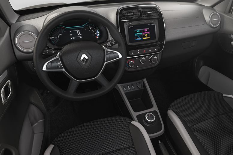 kwid e-tech 2023 interior