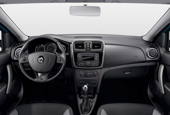 novo renault logan 2014 interior painel