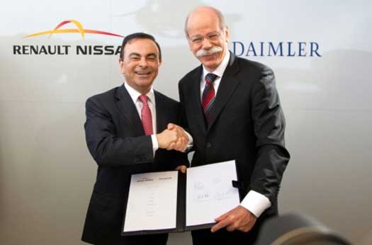 parceria renault nissan daimler / Carlos Ghosn e Dieter Zetsche