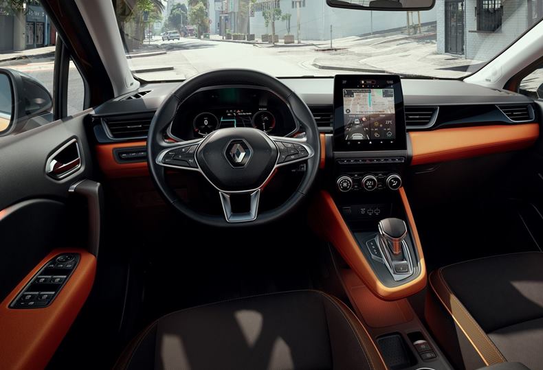 renault captur 2022 europa interior painel