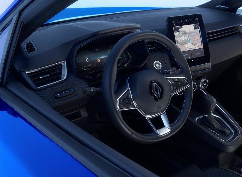 renault clio 2024 interior painel dashboard