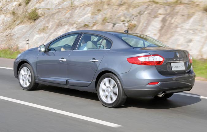 renault fluence traseira