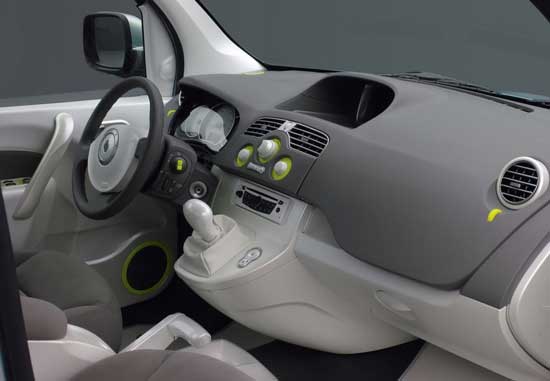 interior renault kagoo eletric / renault be bop concept