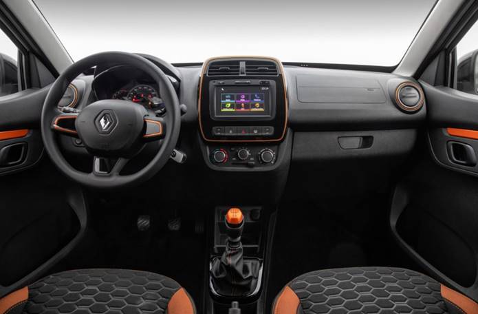 renault kwid outsider 2020 interior painel