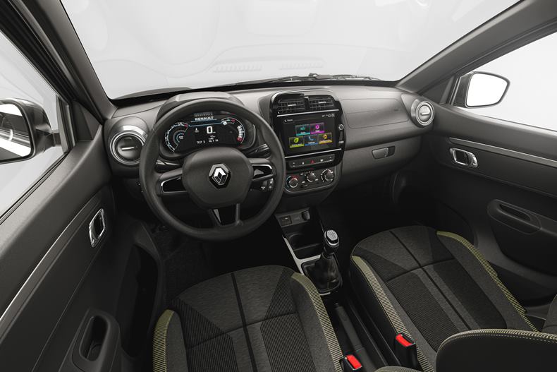 novo renault kwid interior