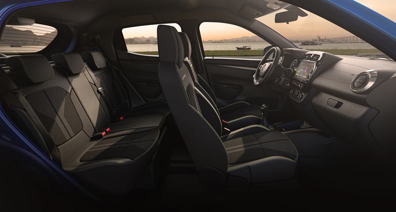 renault kwid 2023 interior versão Outsider