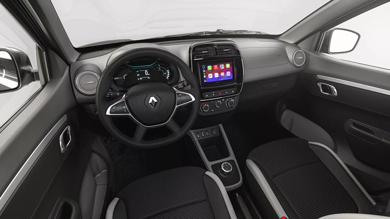 renault kwid e tech interior painel