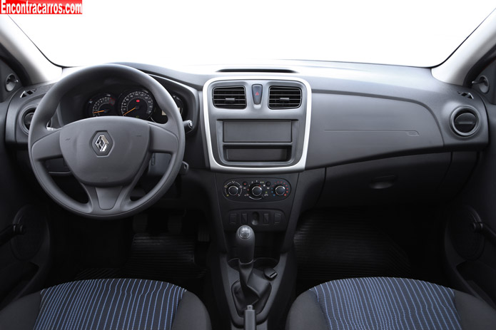 novo renault logan expression interior painel