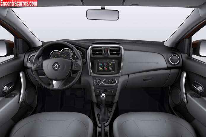 novo logan dymanique 2014 interior painel