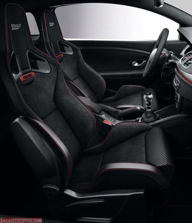 renault megane rs trophy 275 interior bancos recaro seats