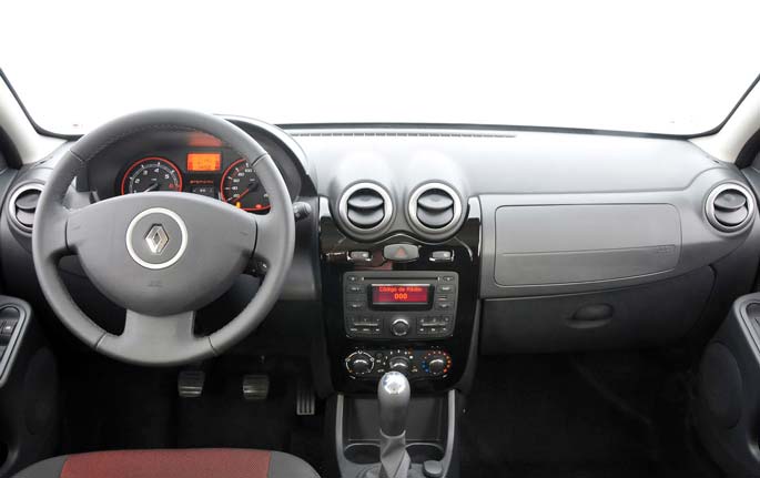 novo renault sandero 2012 interior painel