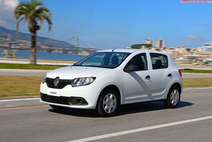 novo renault sandero 2015 authengique branco