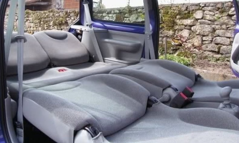 renault twingo interior bancos cama